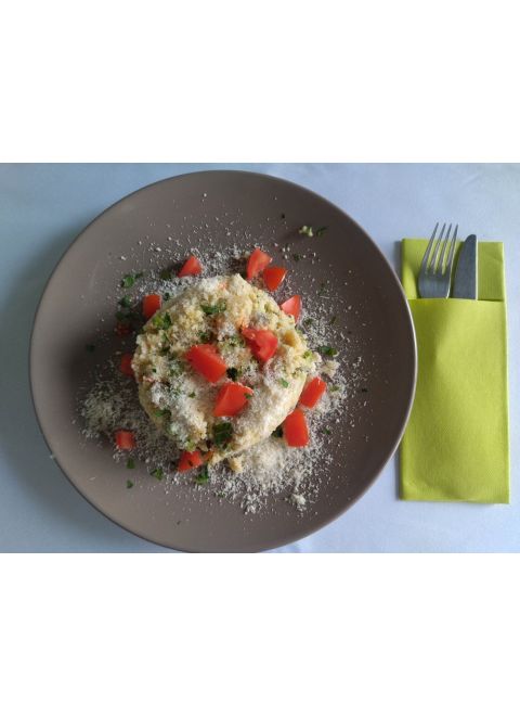 Cous cous rizoto so zeleninou a syrom