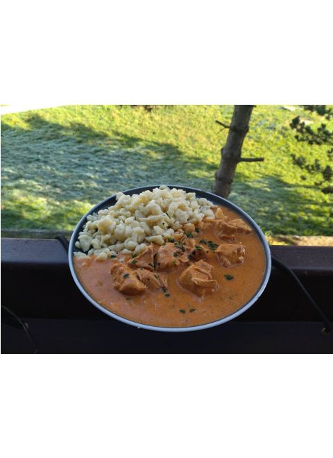 Kurací paprikaš 150g, domáce nokerle