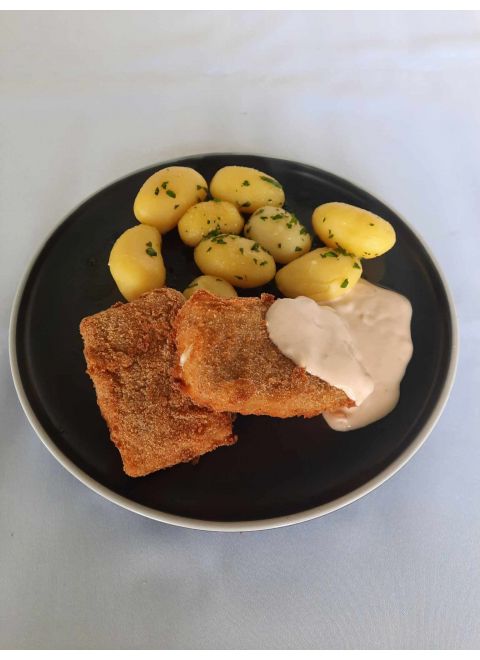 Vypražaná niva 150g, baby zemiačky, dresing
