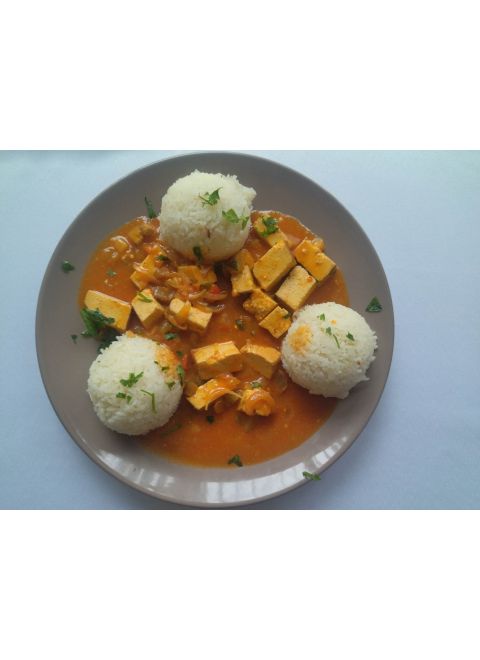 Ragú z údeného tofu 150g, jamínová ryža