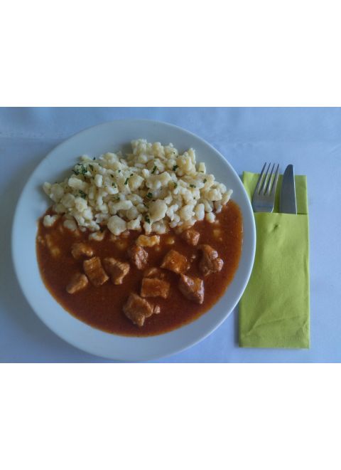 Bravčový perkelt 150g, halušky