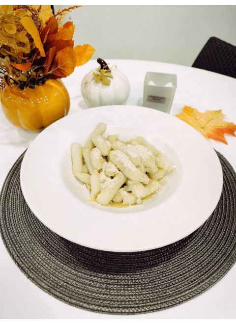 Zemiakové šuľance s posýpkou