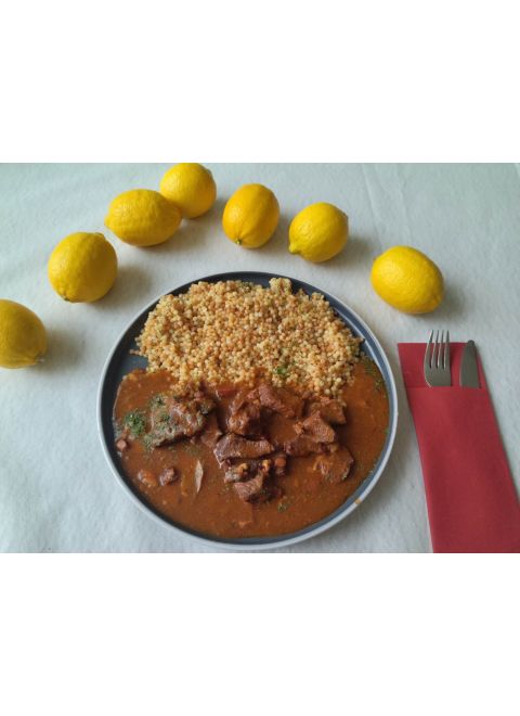 Hovädzie na poľovnícky spôsob 150g, tarhoňa, cvikla