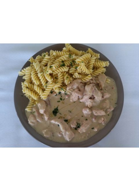 Morčacie soté Carbonara 150g, fusilli