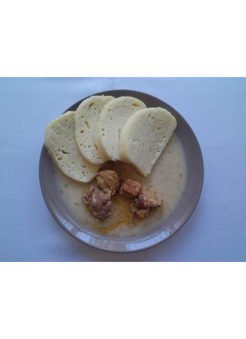 Moravský vrabec na kôprovej omáčke 150g, domáca knedľa
