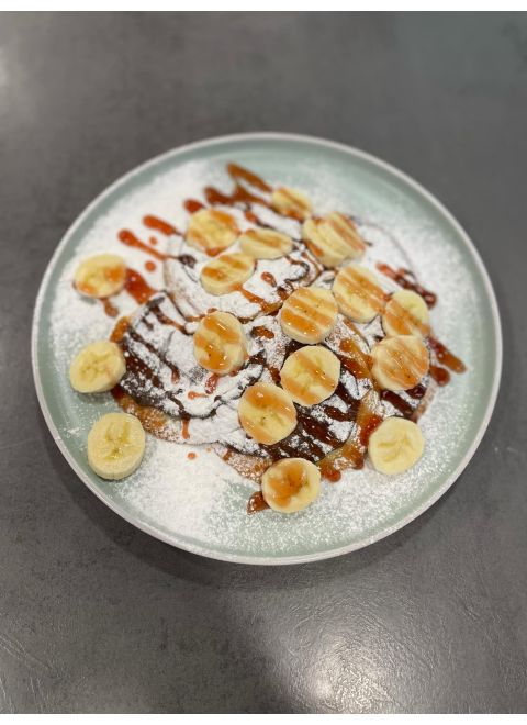 Lievance s nutellou a banánom