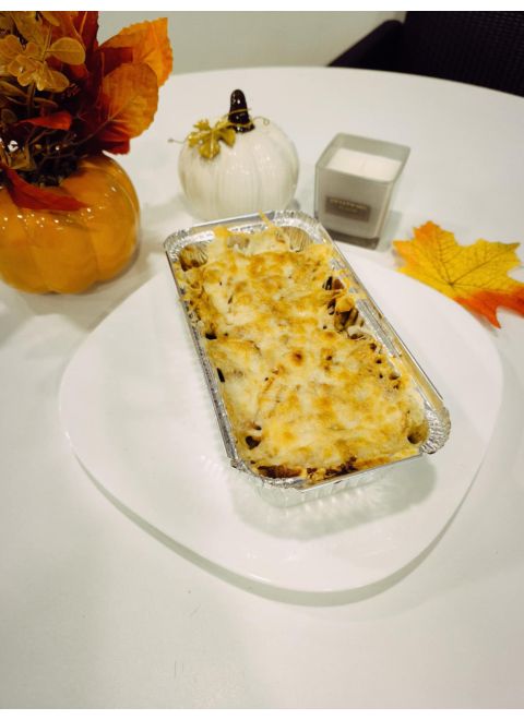 Zapekaný kapsalon s ryžou